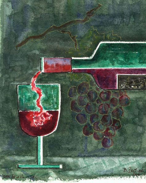 "Art et Vin" © Bernard Peltier - 2025. Tout droit de reproduction interdit sans l'autorisation de l'artiste.