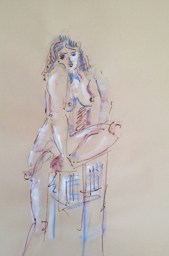 "Nu" © Bernard Peltier - 2025. Tout droit de reproduction interdit sans l'autorisation de l'artiste.