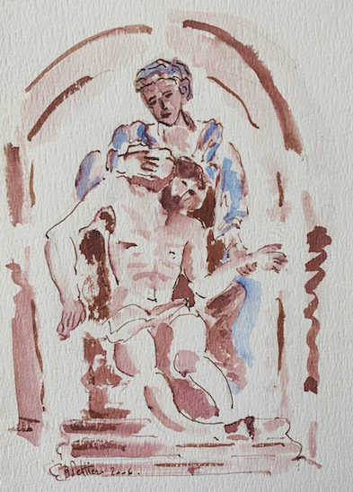 "Descente de Croix" © Bernard Peltier - 2025. Tout droit de reproduction interdit sans l'autorisation de l'artiste.