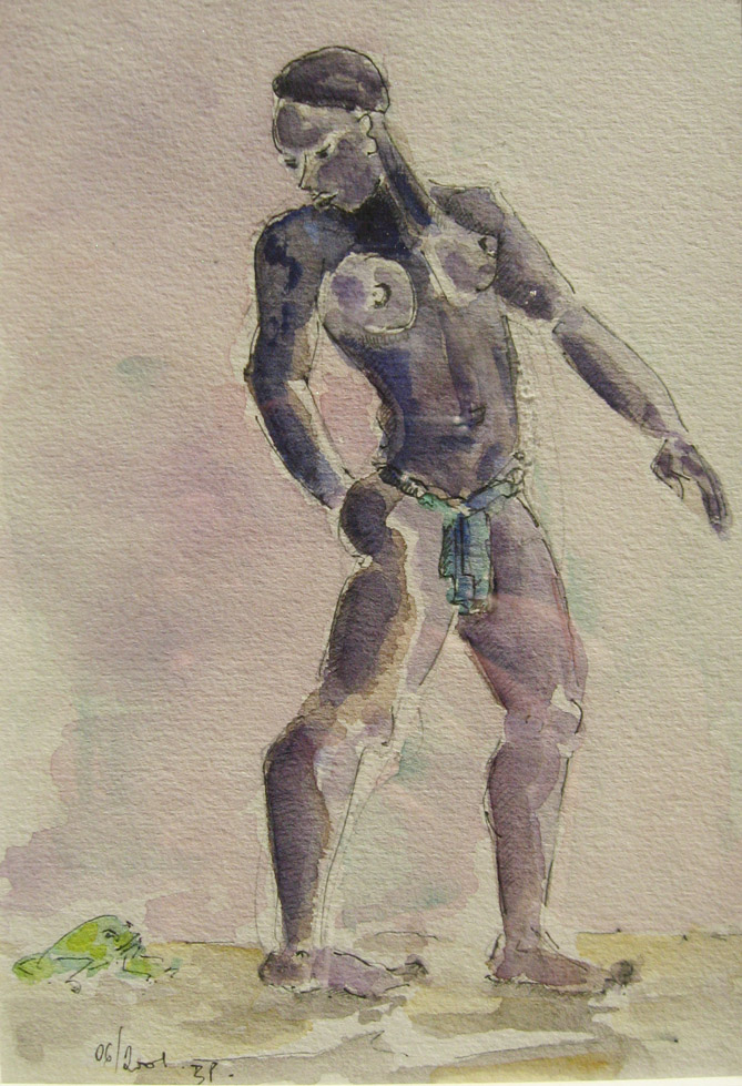 "Du pagne" © Bernard Peltier - 2025. Tout droit de reproduction interdit sans l'autorisation de l'artiste.