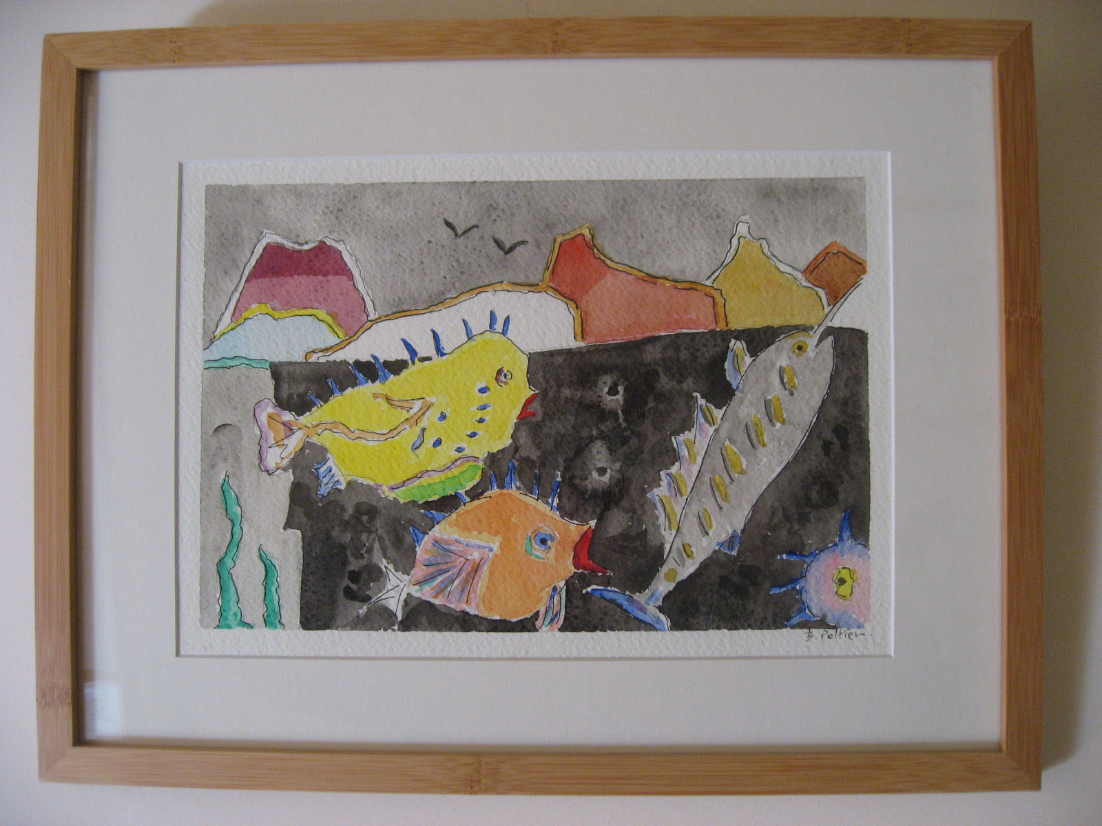 "Poissons" © Bernard Peltier - 2025. Tout droit de reproduction interdit sans l'autorisation de l'artiste.