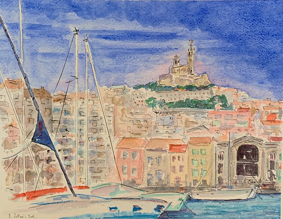 "Marseille" © Bernard Peltier - 2025. Reproduction forbidden without the explicit permission of the artist.