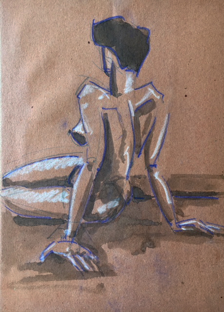 "Nu Dos" © Bernard Peltier - 2025. Tout droit de reproduction interdit sans l'autorisation de l'artiste.