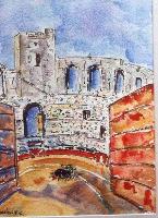 "Plaza de Toro-Arles" © Bernard Peltier - 2025. Tout droit de reproduction interdit sans l'autorisation de l'artiste.