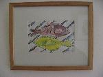 "Deux poissons" © Bernard Peltier - 2025. Tout droit de reproduction interdit sans l'autorisation de l'artiste.