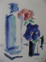 "Vase et fleurs" © Bernard Peltier - 2025. Tout droit de reproduction interdit sans l'autorisation de l'artiste.