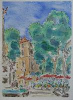 "Aix March aux fleurs" © Bernard Peltier - 2025. Tout droit de reproduction interdit sans l'autorisation de l'artiste.
