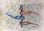 "Voeux 1999" © Bernard Peltier - 2025. Tout droit de reproduction interdit sans l'autorisation de l'artiste.