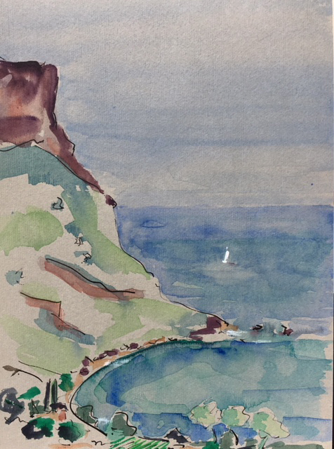 "Vers Cassis" © Bernard Peltier - 2025. Tout droit de reproduction interdit sans l'autorisation de l'artiste.