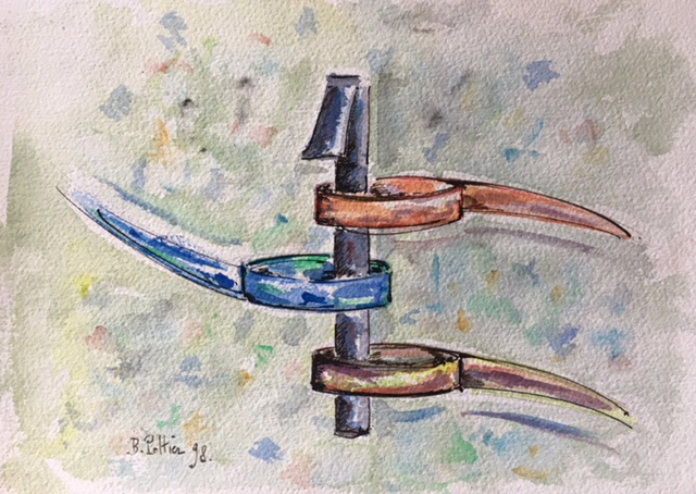 "Voeux 1999" © Bernard Peltier - 2025. Tout droit de reproduction interdit sans l'autorisation de l'artiste.