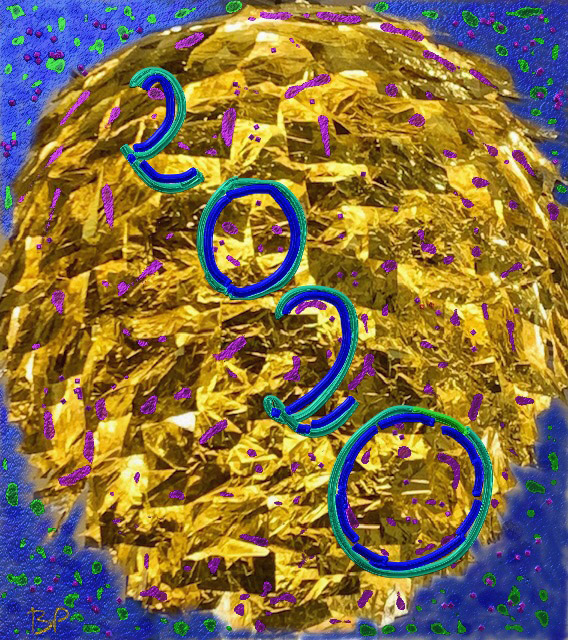 "Voeux 2020" © Bernard Peltier - 2025. Tout droit de reproduction interdit sans l'autorisation de l'artiste.