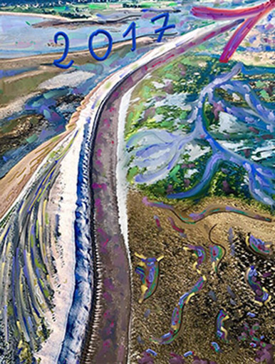 "Voeux 2017" © Bernard Peltier - 2025. Tout droit de reproduction interdit sans l'autorisation de l'artiste.
